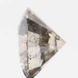 0.69 Ct Natural Loose Diamond Round Brown Salt And Pepper Color SI2 Clarity 5.65 MM L9395