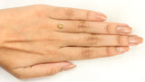0.69 Ct Natural Loose Diamond, Oval Diamond, Yellow Diamond, Antique Diamond, Oval Cut Diamond, Rustic Diamond, Real Diamond KDK2299