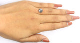 Natural Loose Hexagon Grey Color Diamond 2.28 CT 9.10 MM Hexagon Shape Rose Cut Diamond KDL1162