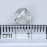 Natural Loose Rough White-F Color Diamond 1.34 CT 6.40 MM Rough Irregular Cut Diamond KDL2484