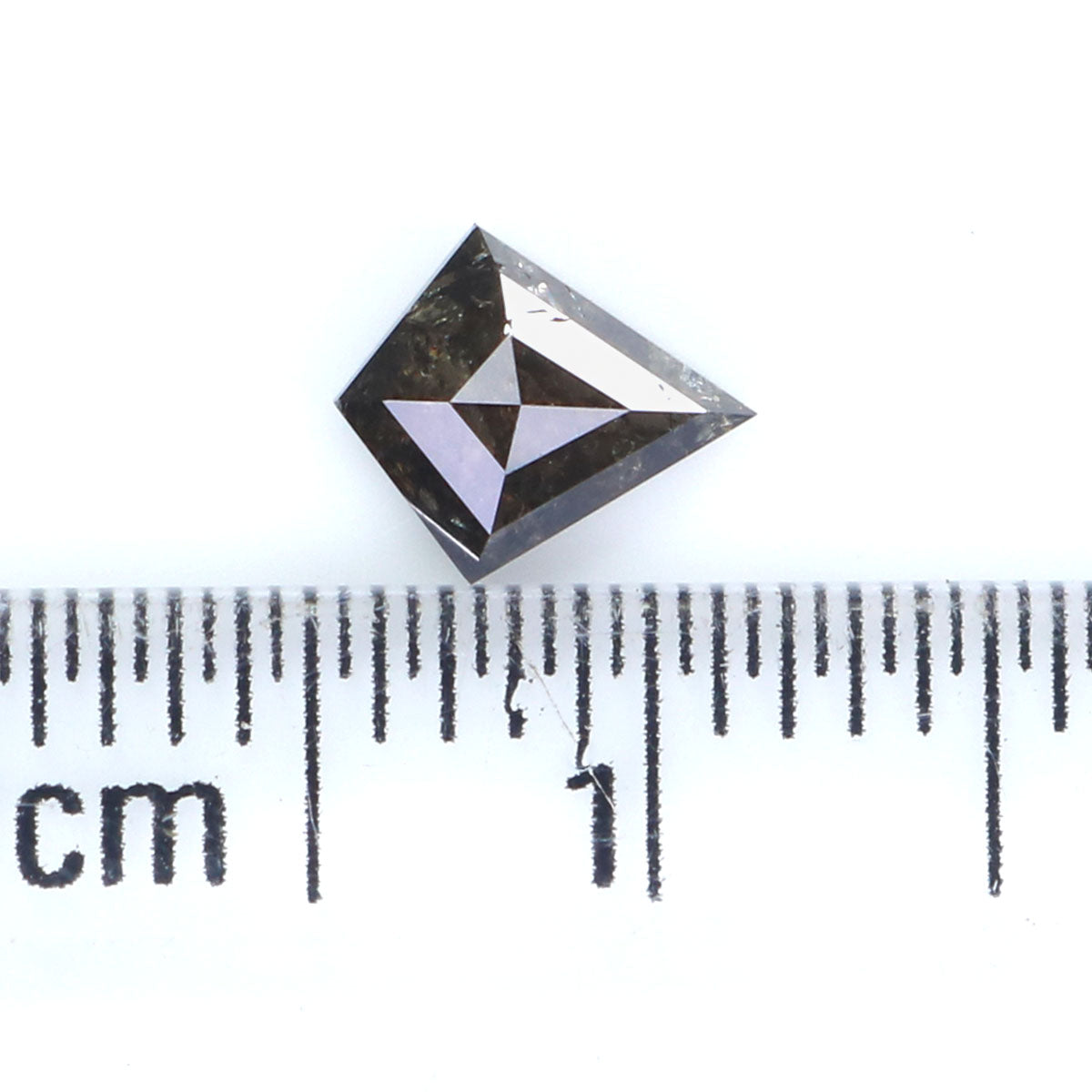 Natural Loose Kite Diamond Brown Color 0.48 CT 6.24 MM Kite Shape Rose Cut Diamond KDL2476