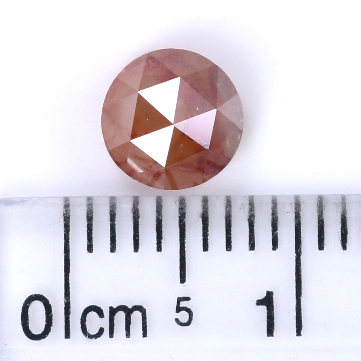 1.15 CT Natural Loose Round Rose Cut Diamond Brown Color Round Shape Diamond 6.15 MM Natural Loose Brown Color Round Rose Cut Diamond LQ8862