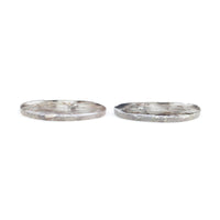 Natural Loose Slice Salt And Pepper Diamond Black Grey Color 1.76 CT 10.62 MM Slice Shape Rose Cut Diamond KR2560