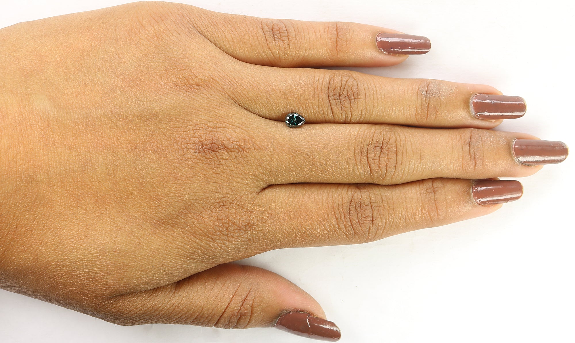0.40 CT Natural Loose Pear Shape Diamond Blue Color Pear Cut Diamond 5.50 MM Natural Blue Color Diamond Pear Brilliant Cut Diamond LQ924