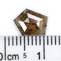 Natural Loose Shield Brown Color Diamond 1.00 CT 8.70 MM Shield Shape Rose Cut Diamond L7516