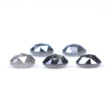 Natural Loose Rose Cut Salt And Pepper Diamond Black Grey Color 1.17 CT 3.70 MM Round Rose Cut Shape Diamond KDL7491