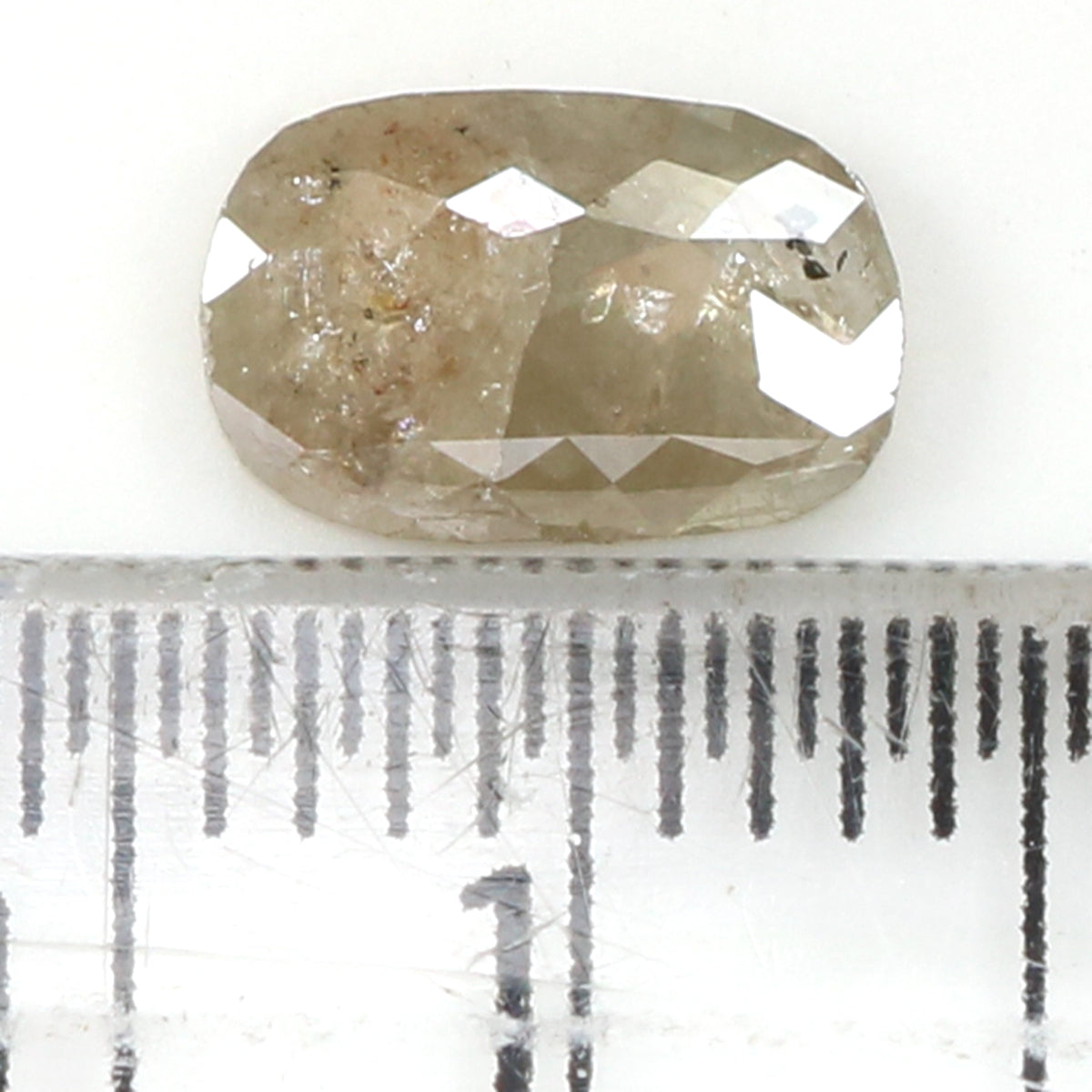 0.78 CT Natural Loose Oval Shape Diamond Grey Color Oval Cut Diamond 7.80 MM Natural Loose Grey Color Diamond Oval Rose Cut Diamond LQ7155