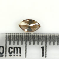 0.29 Ct Natural Loose Diamond, Marquise Diamond, Brown Diamond, Marquise Cut Diamond, Polished Diamond, Rose Cut Diamond L562