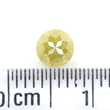Natural Loose Rose Cut Yellow Green Diamond Color 0.55 CT 4.40 MM Round Rose Cut Shape Diamond KR1094