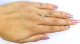 Natural Loose Heart Salt And Pepper Diamond Black Grey Color 1.15 CT 6.20 MM Heart Shape Rose Cut KDL2571