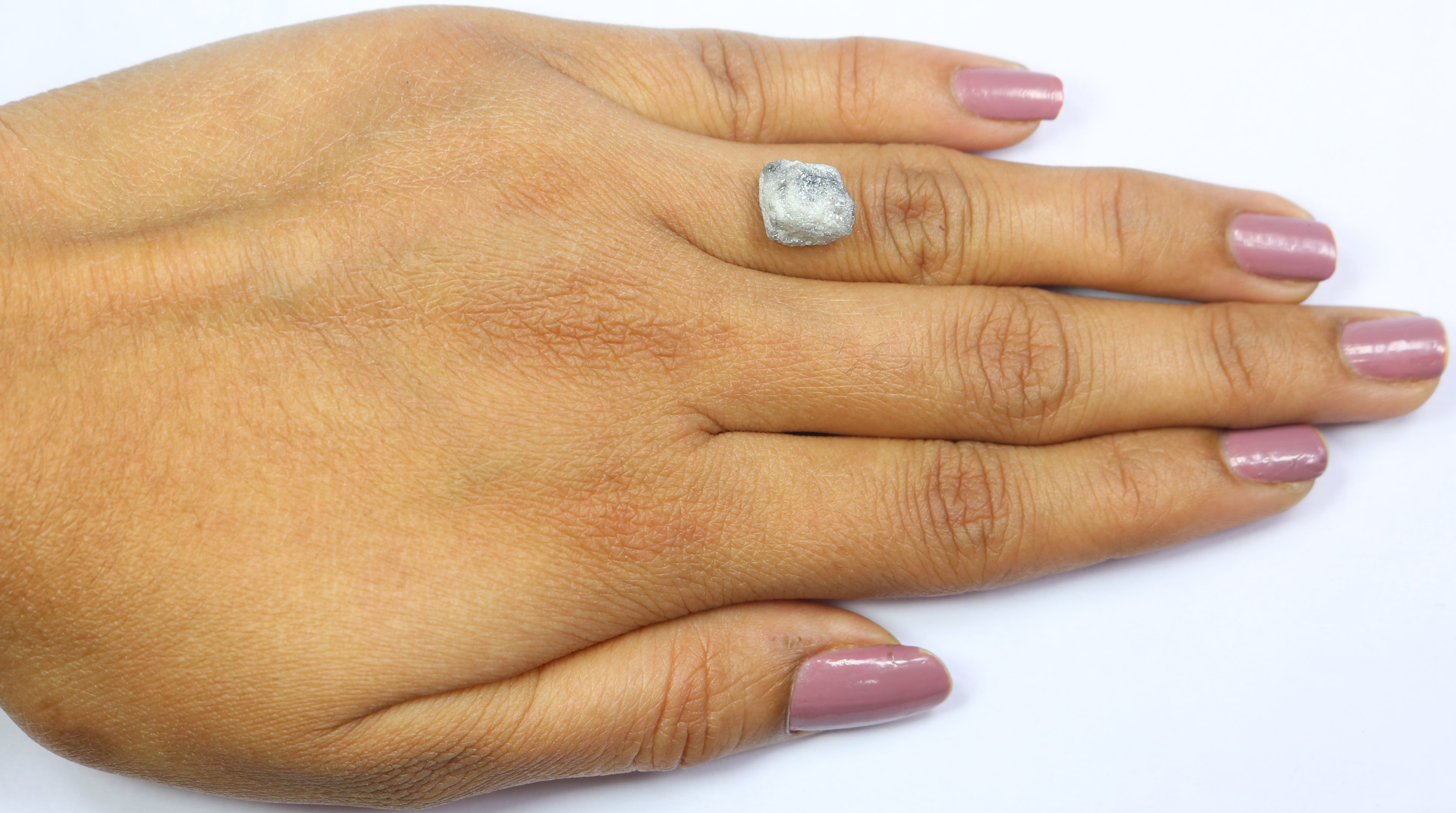5.22 CT Natural Loose Rough Cut Diamond Grey Color Rough Cut Diamond 10.30 MM Natural Loose Grey Diamond Rough Irregular Cut Diamond QL2639