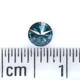 Natural Loose Round Blue Color Diamond 0.19 CT 3.80 MM Round Shape Brilliant Cut Diamond L6692