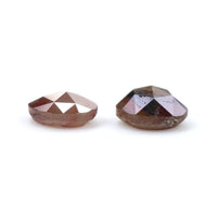 Natural Loose Rose Cut Brown Color Diamond 1.66 CT 5.90 MM Round Rose Cut Shape Diamond KDL6348