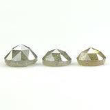 Natural Loose Rose Cut Salt And Pepper Diamond Black Grey Color 1.11 CT 4.00 MM Rose Cut Shape Diamond L1135