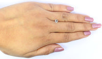 Natural Loose Round Salt And Pepper Diamond Black Grey Color 0.41 CT 4.68 MM Round Brilliant Cut Diamond L2566