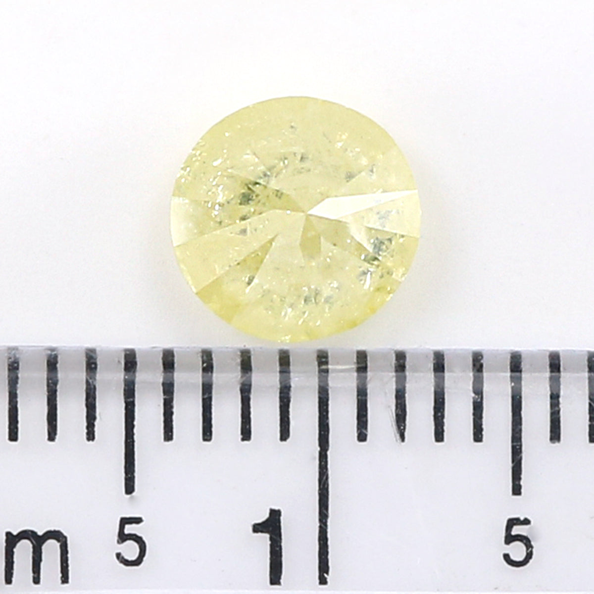 Natural Loose Round Yellow Color Diamond 1.31 CT 6.50 MM Round Shape Brilliant Cut Diamond L6595