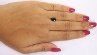Natural Loose Pear Dark Brown Color Diamond 1.25 CT 8.55 MM Pear Shape Rose Cut Diamond L8238