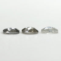 Natural Loose Mix Shape Salt And Pepper Diamond Black Grey Color 0.80 CT 4.80 MM Mix Shape Shape Rose Cut Diamond KDL184