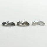 Natural Loose Mix Shape Salt And Pepper Diamond Black Grey Color 0.80 CT 4.80 MM Mix Shape Shape Rose Cut Diamond KDL184