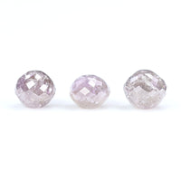 Natural Loose Bead Pink Color Diamond 1.12 CT 3.60 MM Bead Shape Rose Cut Diamond KR2255