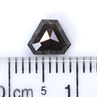 Natural Loose Triangle Diamond Black Brown Color 0.79 CT 5.70 MM Triangle Shape Rose Cut Diamond KR1791