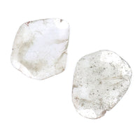 Natural Loose Slice Ice Grey Color Diamond 1.04 CT 9.50 MM Slice Shape Rose Cut Diamond L7692
