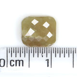 Natural Loose Cushion Green Grey Color Diamond 1.97 CT 8.00 MM Cushion Shape Rose Cut Diamond KR116