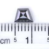 Natural Loose Antique Salt And Pepper Diamond Black Grey Color 0.68 CT 5.85 MM Antique Shape Rose Cut Diamond L8188