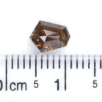 Natural Loose Shield Brown Color Diamond 0.91 CT 6.95 MM Shield Shape Rose Cut Diamond L9584