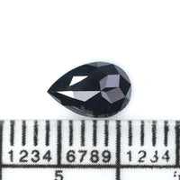 Natural Loose Pear Diamond, Pear Black Color Diamond, Natural Loose Diamond, Pear Rose Cut Diamond, Rose Cut Pear 0.53 CT Pear Shape KR2643
