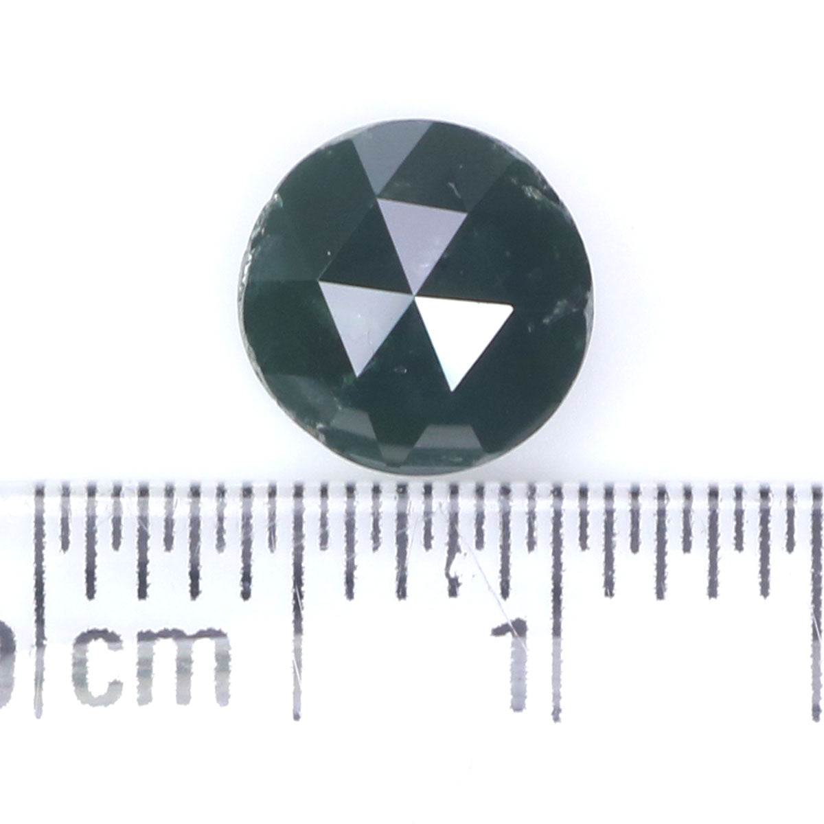 1.41 CT Natural Loose Round Rose Cut Diamond Green Color Round Shape Diamond 6.90 MM Natural Loose Green Color Round Rose Cut Diamond KQ890