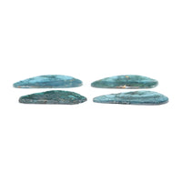 Natural Loose Slice Blue Color Diamond 1.64 CT 10.00 MM Slice Shape Rose Cut Diamond KR2346