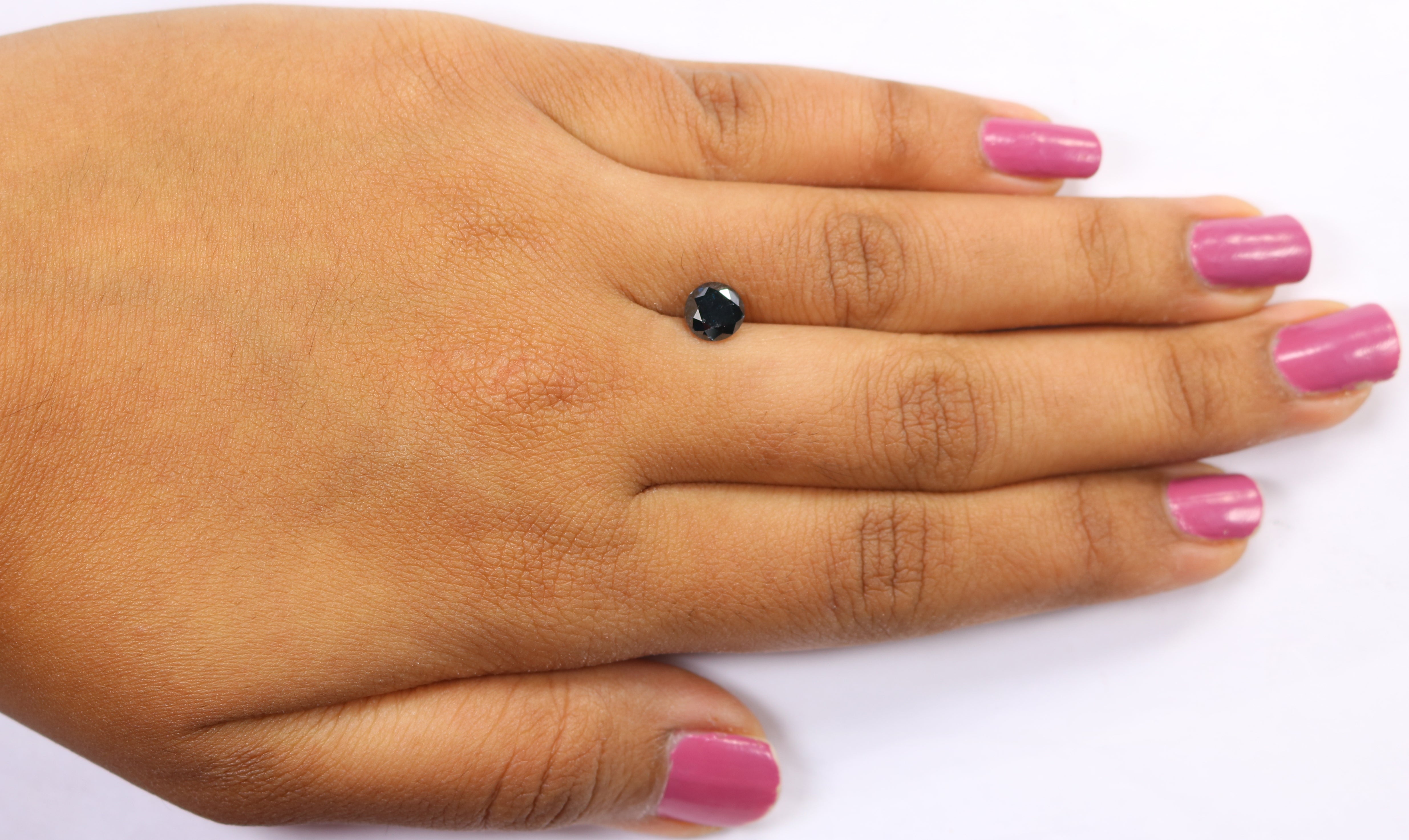 1.08 Ct Natural Loose Round Shape Diamond Blue Color Round Cut Diamond 6.10 MM Natural Loose Blue Color Round Brilliant Cut Diamond LQ8272
