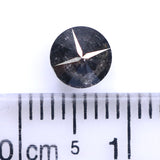 0.83 CT Natural Loose Round Shape Diamond Black Grey Color Round Cut Diamond 5.70 MM Salt And Pepper Round Brilliant Cut Diamond QL2168