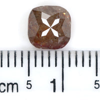 Natural Loose Cushion Brown Color Diamond 1.66 CT 6.45 MM Cushion Shape Rose Cut Diamond L9636