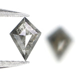 Natural Loose Kite Diamond, Salt And Pepper Kite Diamond, Natural Loose Diamond, Kite Rose Cut Diamond, Kite Cut, 0.67 CT Kite Shape L2736