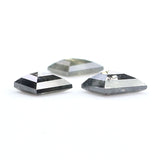 Natural Loose Kite Salt And Pepper Diamond Black Grey Color 0.88 CT 5.81 MM Kite Shape Rose Cut Diamond L2454