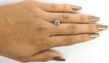 1.96 Ct Natural Loose Diamond, Round Brilliant Cut, Salt Pepper Diamond, Black Diamond, Gray Diamond, Rustic Diamond, Round Cut Diamond KDL891