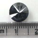 Natural Loose Round Black Color Diamond 3.43 CT 9.00 MM Round Shape Brilliant Cut Diamond KR1999