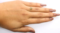 Natural Loose Hexagon Green Color Diamond 0.90 CT 6.50 MM Hexagon Shape Rose Cut Diamond KDL1070