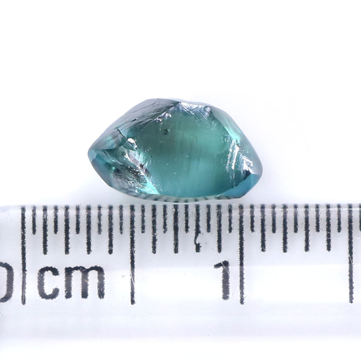 1.40 CT Natural Loose Rough Shape Diamond Blue Color Rough Cut Diamond 8.05 MM Natural Loose Blue Color Diamond Rough Crystal Diamond QL2295