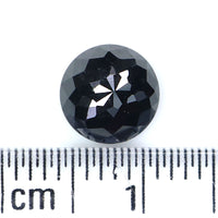 Natural Loose Rose Cut Black Color Diamond 1.71 CT 7.00 MM Round Rose Cut Shape Diamond L6839
