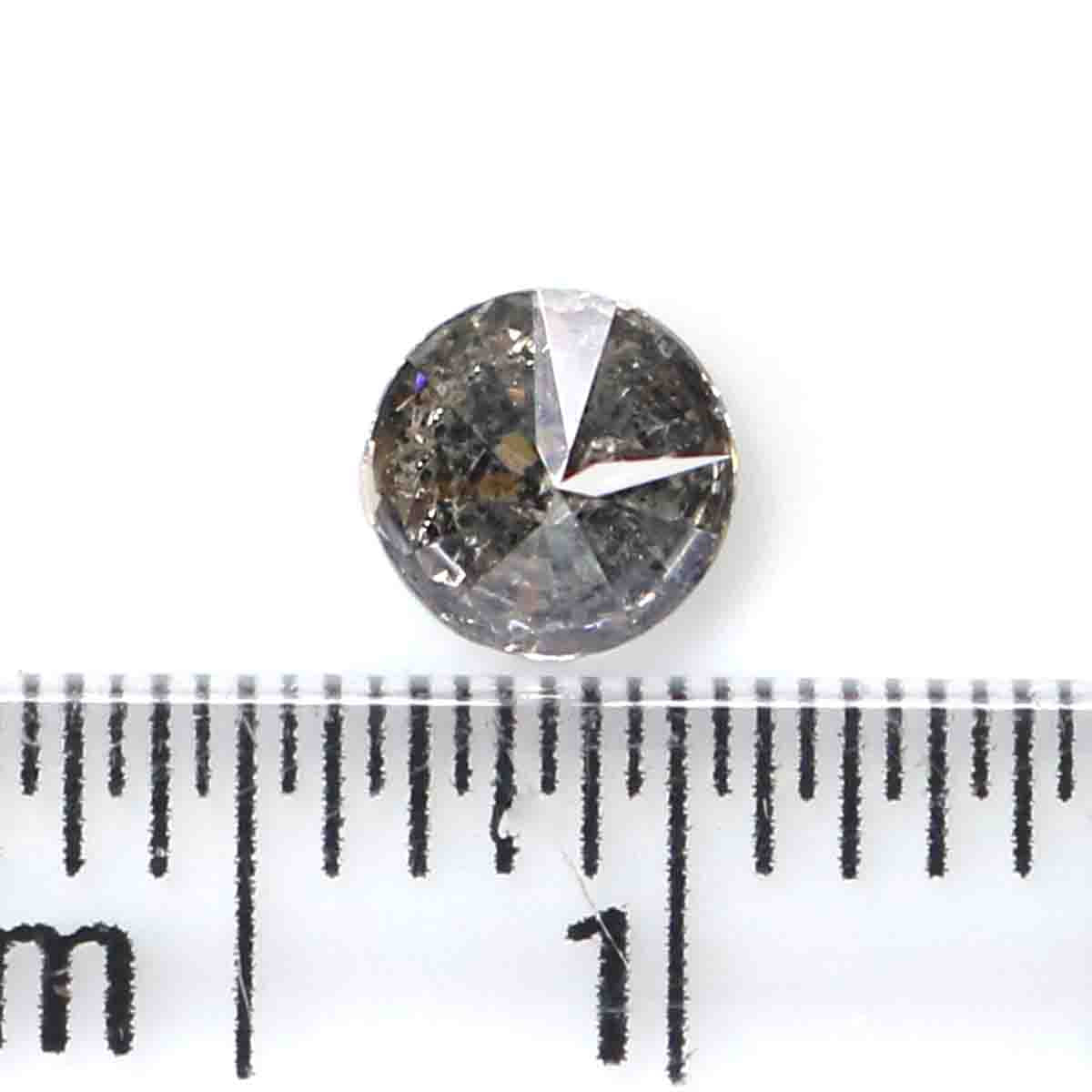 0.33 CT Natural Loose Round Shape Diamond Salt And Pepper Round Cut Diamond 4.30 MM Natural Loose Diamond Round Brilliant Cut Diamond LQ5064