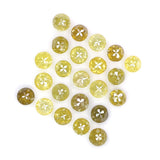 Natural Loose Rose Cut Yellow Color Diamond 1.30 CT 2.10 MM Round Rose Cut Shape Diamond L4414