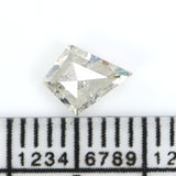 Natural Loose Kite Diamond White-H Color 0.60 CT 6.82 MM Kite Shape Rose Cut Diamond KDL2578
