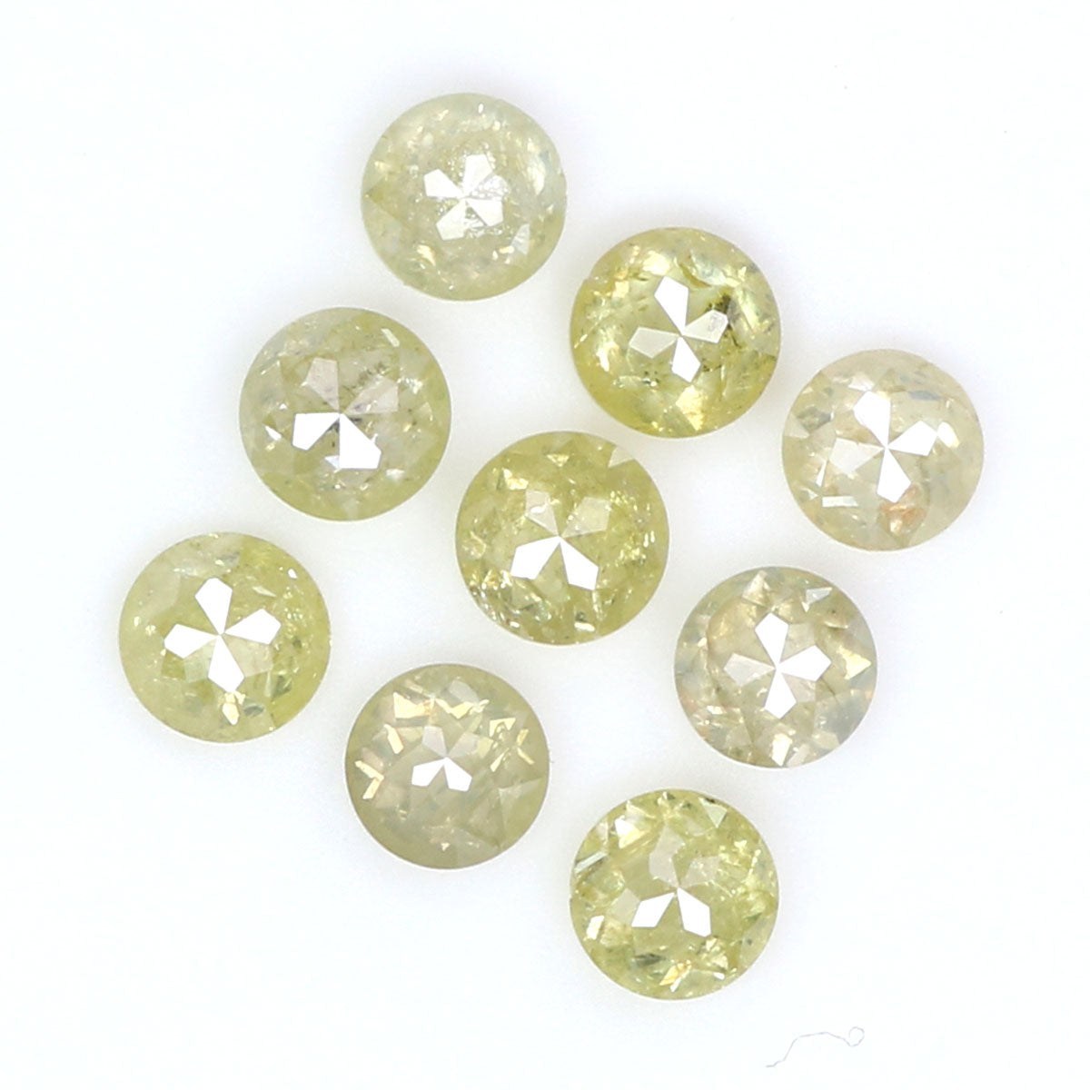 1.00 CT Natural Loose Round Diamond Yellow Color Diamond Natural Loose Diamond 2.70 MM Round Rose Cut Diamond Round Shape Diamond LQ9393