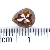 Natural Loose Pear Brown Color Diamond 1.22 CT 7.41 MM Pear Shape Rose Cut Diamond L9417