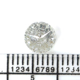 Natural Loose Round Brilliant Cut Diamond White - G Color 1.14 CT 6.36 MM Round Shape Rose Cut Diamond L2582