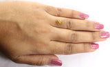 Natural Loose Pear Diamond Yellow Color 1.22 CT 7.85 MM Pear Shape Rose Cut Diamond KDL1620