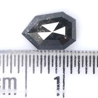 Natural Loose Antique Diamond Black Color 0.86 CT 7.40 MM Antique Shape Rose Cut Diamond KR649